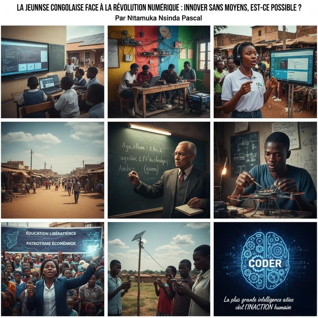 LA JEUNESSE CONGOLAISE FACE À LA RÉVOLUTION NUMÉRIQUE : INNOVER SANS MOYENS, EST-CE POSSIBLE ?