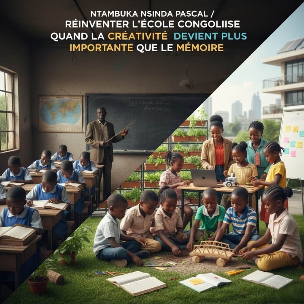 RÉINVENTER L'ÉCOLE CONGOLAISE : QUAND LA CRÉATIVITÉ DEVIENT PLUS IMPORTANTE QUE LA MÉMOIRE 